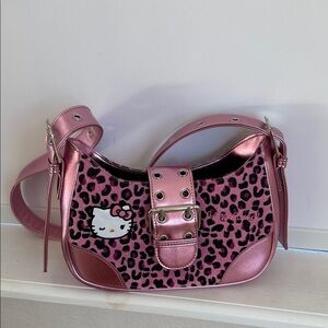 Hello Kitty Pink and Black Shoulder Bag